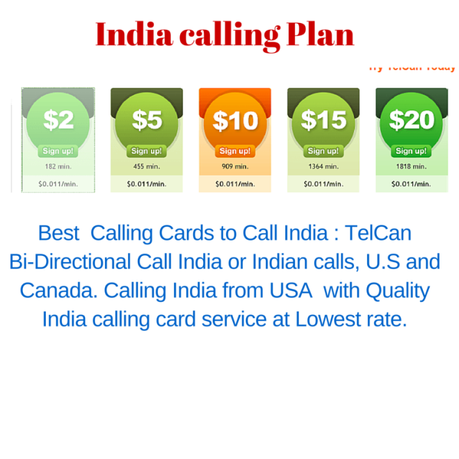 India calling Plan